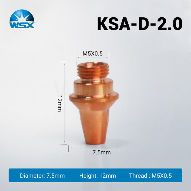  WSX လက်ကားရောင်းချသော မူရင်းလေဆာ Nozzle Single Layer KSA-D